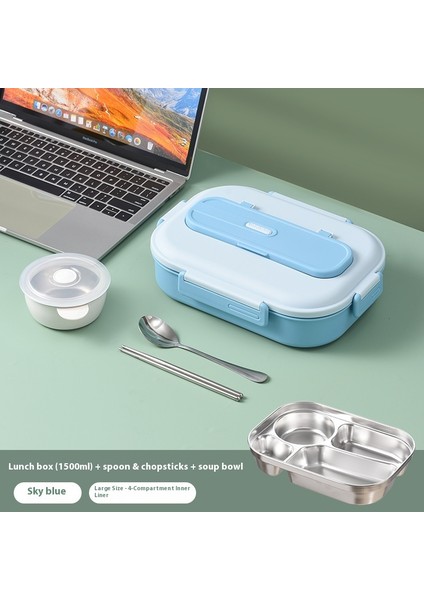 304 Paslanmaz Çelik Öğrenci Yalıtımlı Öğle Yemeği Kutusu (Yurt Dışından)