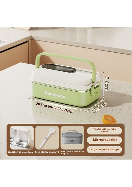 Paslanmaz Çelik Iç Bölmeli Öğrenci Yalıtımlı Yemek Kutusu (Yurt Dışından)