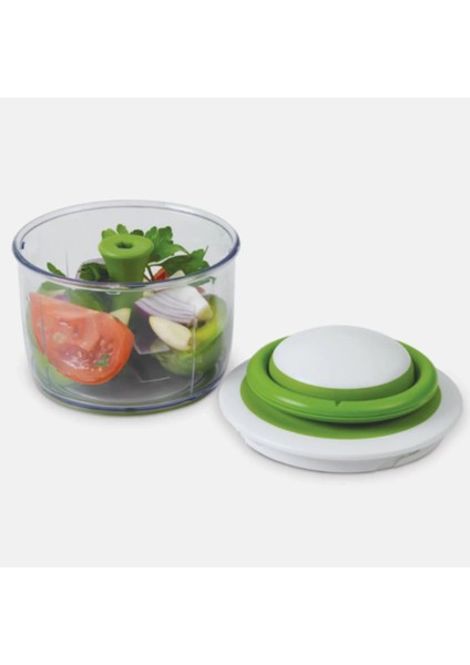 Yeşil Sebze Doğrayıcı Kutulu, Pratik ve Kolay Kullanım