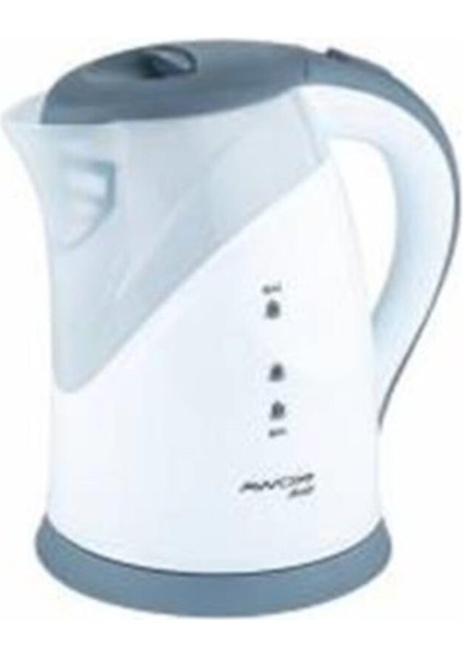 Beyaz-Gri 1.7 L. 2000 W. Gizli Rezistanslı, Işıklı ve Süzgeçli Kettle