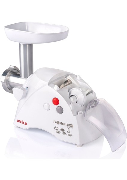 Büyük Kapasiteli Et Kıyma Makinesi Beyaz Renkli, Güçlü ve Dayanıklı Tasarım