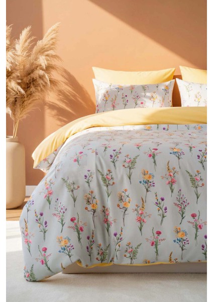 Begonvil Tek Kişilik Nevresim Takımı Pamuklu