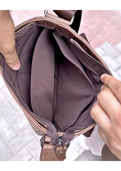 Hakiki Deri Erkek Çanta Askı Kayışlı Fermuarlı 2111 fiyatları