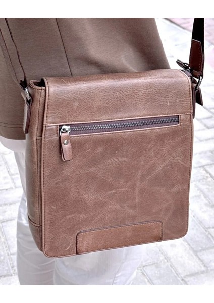 Hakiki Deri Erkek Çanta Askı Kayışlı Fermuarlı 2111 fırsatları