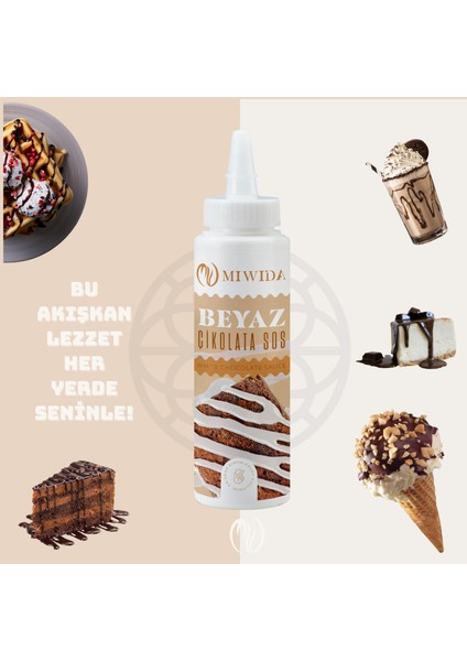 Beyaz Çikolata Sos - Pratik Waffle, Pankek, fırsatları