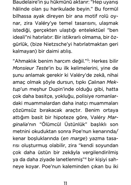 Poe'nun Marginalia'sından Bazı Fragmanlar - Paul Valery indirimleri