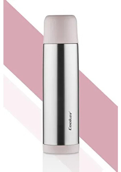 Termos 0,75 Litre Paslanmaz Çelik Sızdırmaz Kapaklı Pudra Pembe CKR2002 fiyatları