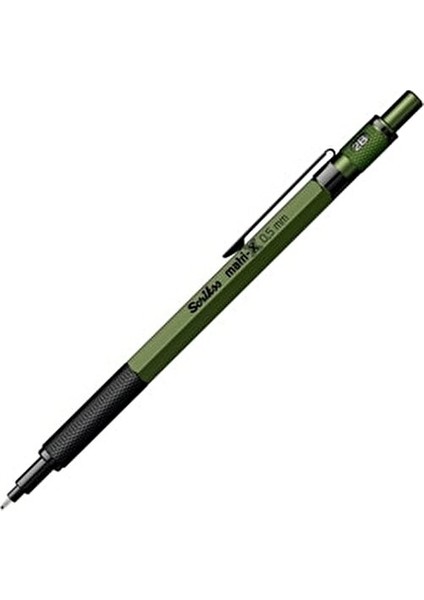 Matri-X 0.5 mm Haki Mekanik Kalem Hafif Gövde ile Konforlu Yazım Deneyimi modelleri