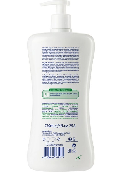 Baby Moments Doğal Bebek Saç ve Vücut Şampuanı 500 ml fırsatları