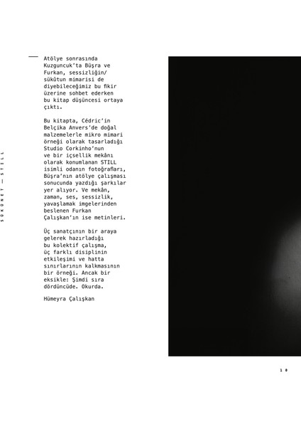 Sükûnet / Still - Büşra Kayıkçı, Cédric Etienne, Furkan Çalışkan indirimleri