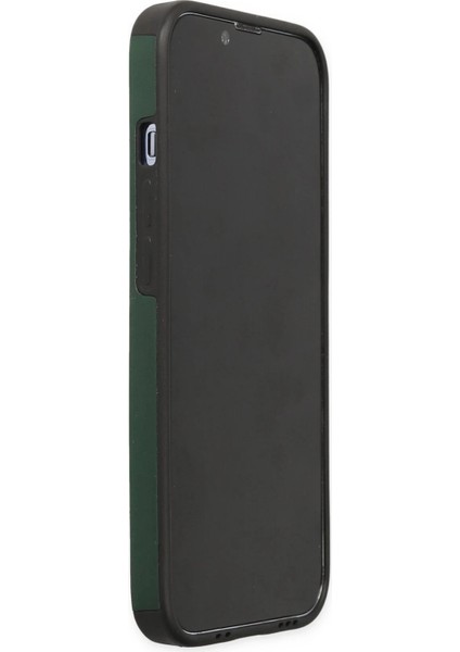 Bfs iPhone 14 Pro Kılıf Mega Standlı Silikon - Yeşil