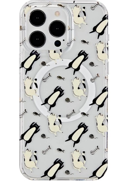 Bfs iPhone 15 Pro Max Tanya Magsafe Kapak - Desen 4