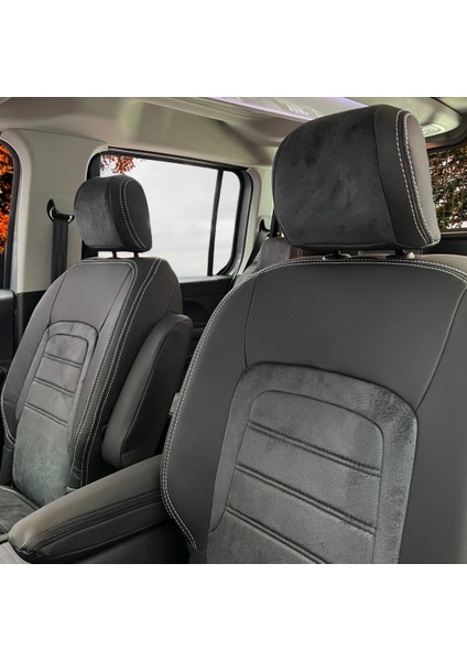 K-Design Cıtroen Berlingo Araca Özel Oto Koltuk Kılıfı - Taytüyü ve Deri fiyatları
