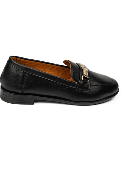 1865 Siyah Deri Kollej Günlük Kadın Ayakkabı fiyatları