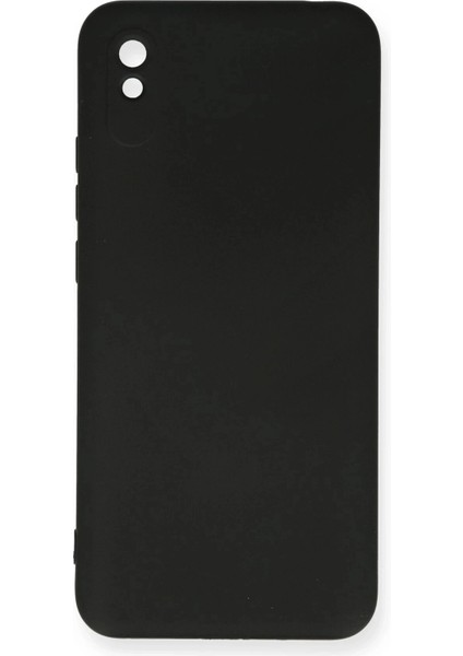 Bfs Xiaomi Redmi 9A Kılıf Nano Içi Kadife Silikon - Siyah