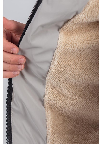 Nova Kumaş Kapüşonlu Erkek Çocuk Kışlık Mont KM2509 fırsatları