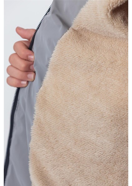 Nova Kumaş Kapüşonlu Erkek Çocuk Kışlık Mont KM2509 indirimleri