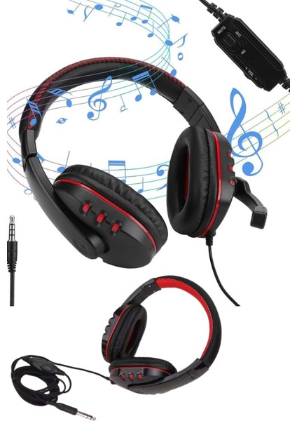 Zeroshop Oyuncu Kulaklığı Kulak Üstü Kablolu Gaming Kulaklık Mikrofonlu Anc Özelliği indirimleri