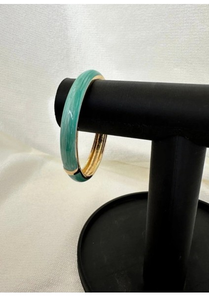 Mineli Mermer Model Mint Yeşili Kelepçe