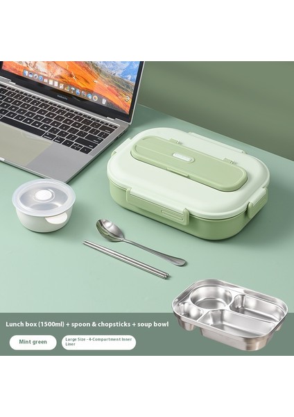 304 Paslanmaz Çelik Öğrenci Yalıtımlı Öğle Yemeği Kutusu (Yurt Dışından)