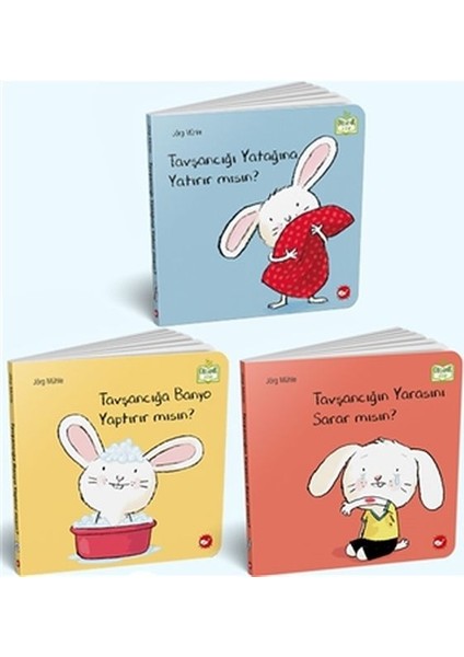 0-3 Yaş Resimli Interaktif Çocuk Kitapları Set 1