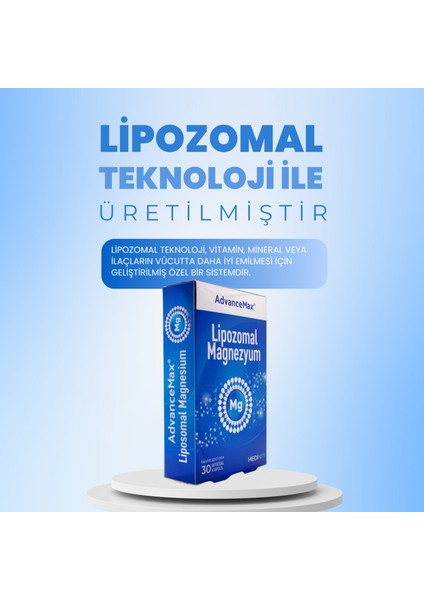 Mediniti Advancemax Lipozomal Magnezyum 30 Kapsül 8684375607501 modelleri