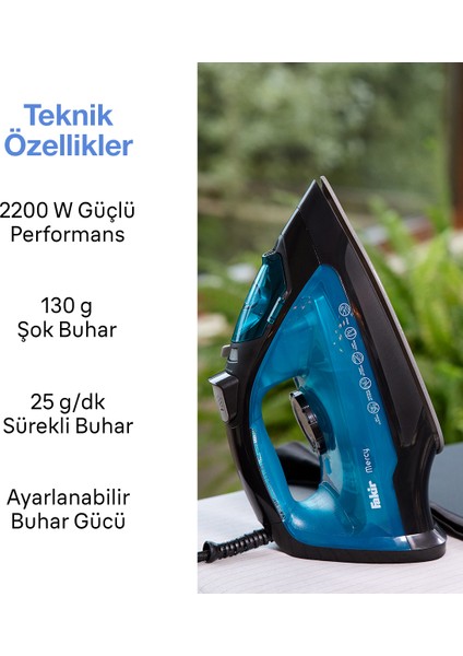 Mercy Mavi 2200 W Buharlı Ütü modelleri