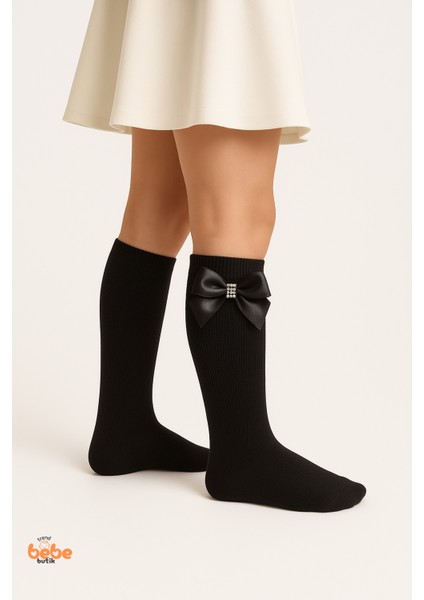 Kız Çocuk Diz Altı Çorap Kurdele ve Taş Detaylı – Okul, Günlük ve Özel Gün Çorabı Rahat Esnek Şık fiyatları