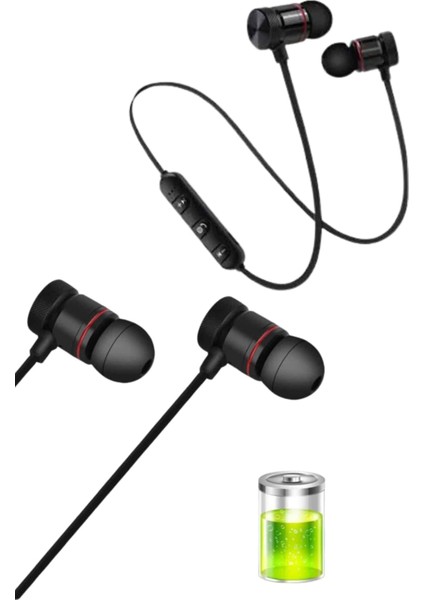 Zeroshop Kablolu Kulakiçi Bluetooth Kulaklık Mıknatıslı Anc Özellikli Yüksek Ses Kaliteli modelleri