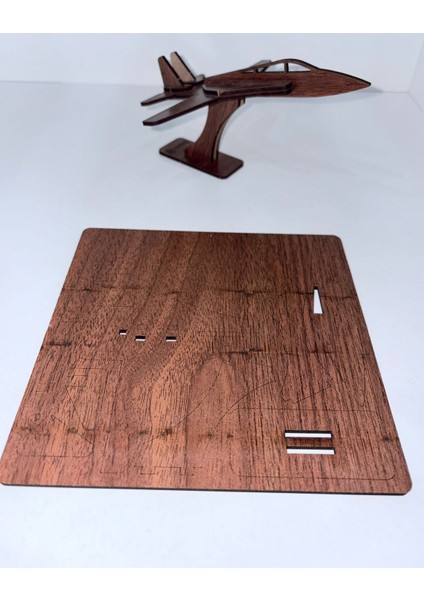 Ahşap 3D F14 Jet Puzzle