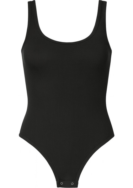 Kalın Askılı Çıtçıtlı Basic Body Zıbın