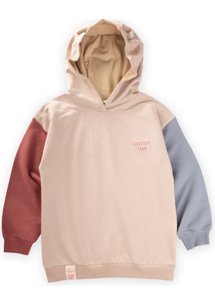 Multicolor Sweatshirt 5-12 Yaş Bej
