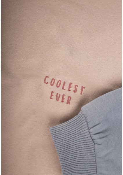 Multicolor Sweatshirt 5-12 Yaş Bej modelleri