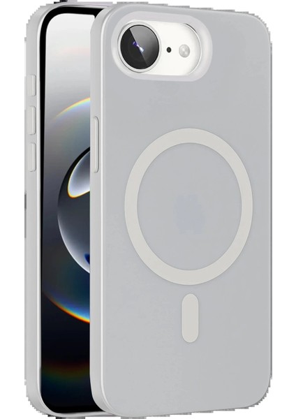 Bfs Apple iPhone 16E Tuna Pc Slim Magsafe Kapak - Şeffaf