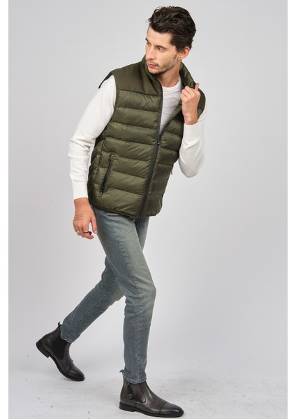 Erkek Kapitone Şişme Yelek 02421493 Haki fiyatları