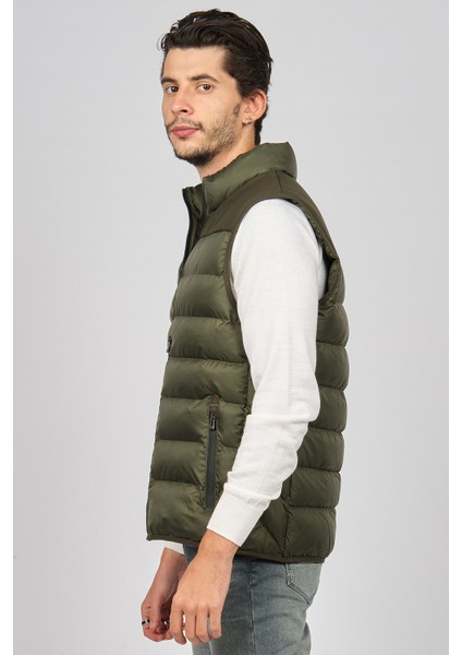Erkek Kapitone Şişme Yelek 02421493 Haki fırsatları