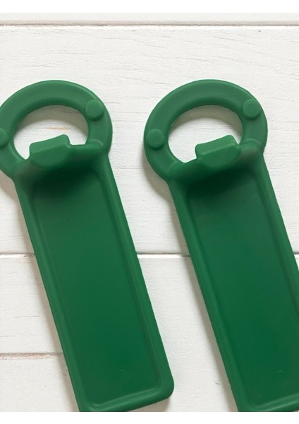 2 Adet Sert Plastik Konserve/ Kavanoz Açacağı-Yeşil