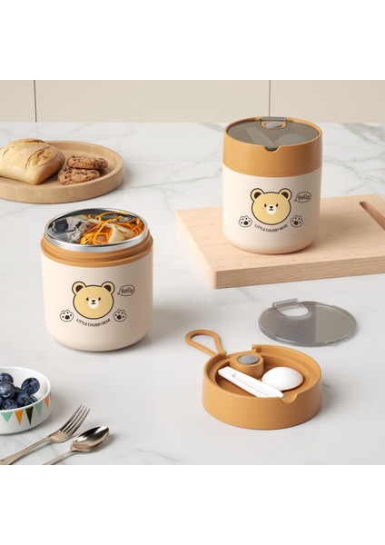 Öğrenciler Için Bölmeli Mikrodalga Öğle Yemeği Kutusu (Yurt Dışından)