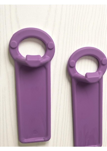 2 Adet Sert Plastik Konserve/ Kavanoz Açacağı-Mor modelleri