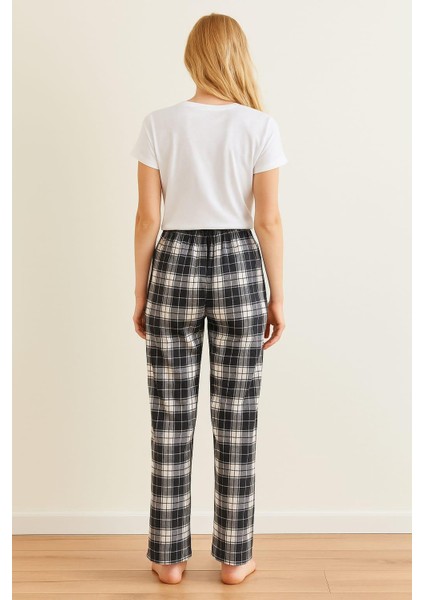 Kadın 235 Cepli Süet Tek Alt Siyah-Beyaz modelleri