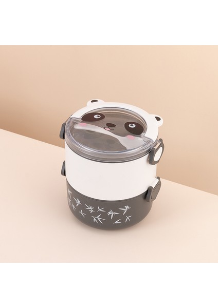 Japon Stili Çift Katmanlı El Tipi Öğrenci Öğle Yemeği Kutusu (Yurt Dışından)