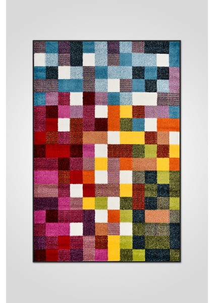 Colora Halı Koleksiyonu | Yumuşak Renkli Kare Halı, Tozumaz, Modern Tasarım ve Kolay Temizlik fırsatları