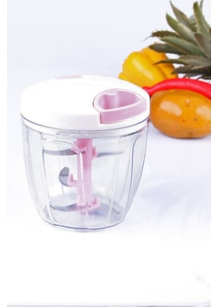 Renkli 5 Bıçaklı Büyük Boy El Sebze Doğrayıcı, Pratik ve Şık Kullanım