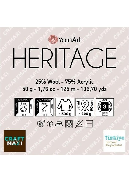 Herıtage El Örgü Ipi Ebruli 340 fiyatları