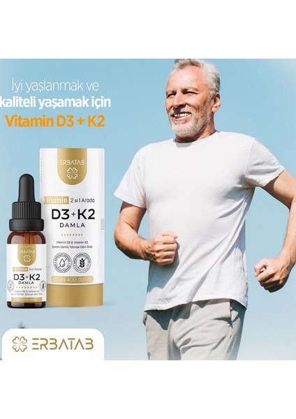 Erbatab D3-K2 20 ml modelleri