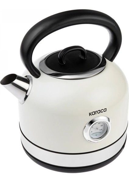 Krem Renkli 2200W Retro Su Isıtıcı, Şık ve Kullanışlı Tasarım fırsatları