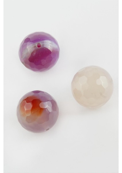 Msa-Shop Ametist Doğaltaş Kolye Ucu 2 Cm-Mor