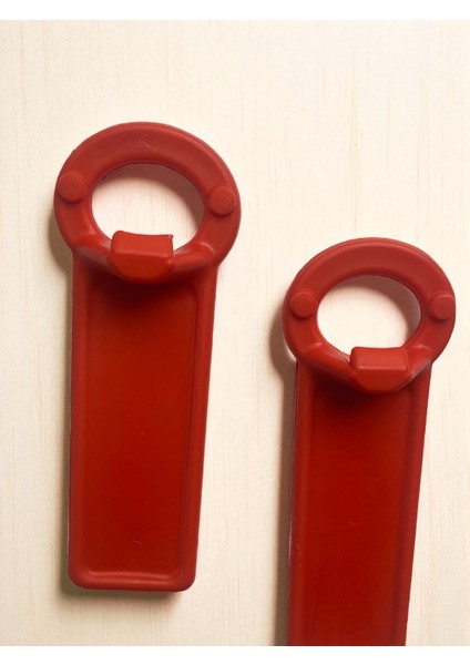 2 Adet Sert Plastik Konserve/ Kavanoz Açacağı-Kırmızı modelleri