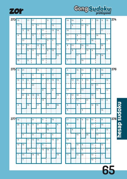 Gong Profesyonel Sudoku 2025/04 modelleri