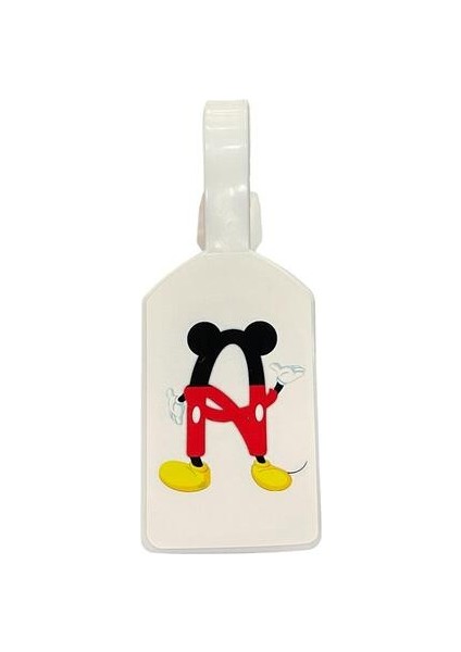 Harf Tasarımlı Bagaj Çanta Bavul Etiketi